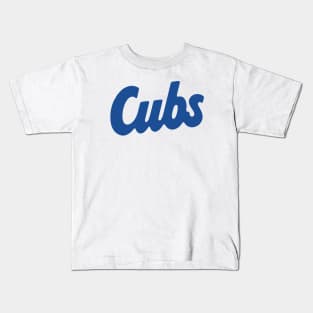 Cubs on Retro 80's Syle Kids T-Shirt